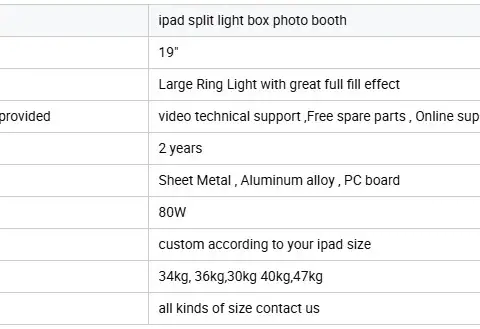 High Quality DSLR Salsa iPad Photo Booth With Lock Acrylic Frame Portable Wireless Box Wood Pro 12.9 thumbnail 2