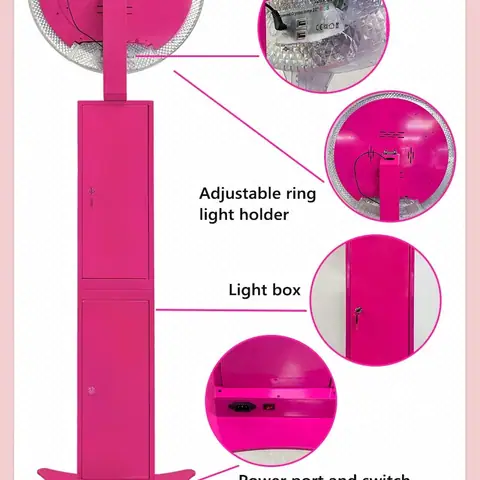 High Quality DSLR Salsa iPad Photo Booth With Lock Acrylic Frame Portable Wireless Box Wood Pro 12.9 thumbnail 4